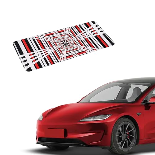 Image of 3D Plaid Performance Emblem Stickers Compatible with Tesla Model 3 Y X S Cybertruck, Plaid Performance Exterior Rear Trunk Accessories Sticker Decal Decorations