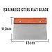 Adjustable Wooden Soap Loaf Cutter Mold and Soap Cutter Set - 1pcs Stainless Steel Straight Cutter + 1pcs Wavy Cutter + 1pcs Rectangle Silicone Mold with Wood Box