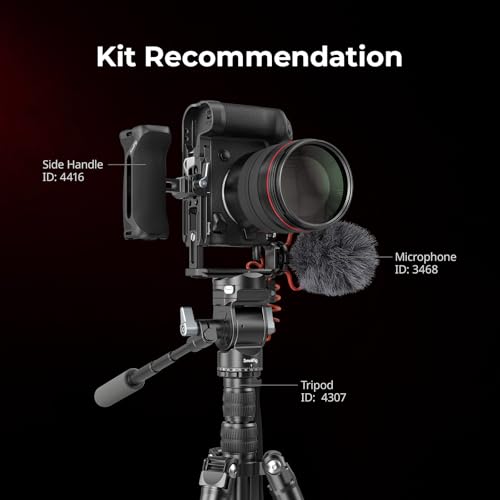 Plaque en L Canon R5 Mark II SmallRig 4983 avec fixation Arca et interface QD