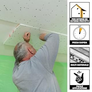 SIKA - Adesivo rapido per edilizia - SikaBond-115 Strong Fix, Bianco - Fissa subito battiscopa, cornici e piastrelle - Forza estrema pronta all’uso in pochi secondi - 290ml