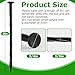 100Pcs 8-Inch Plastic Landscape Edging Spikes, Spiral Anchoring Nails for Weed Barrier, Paver Edging, Landscape Edging, Artificial Turf, Grass Pathways, and More
