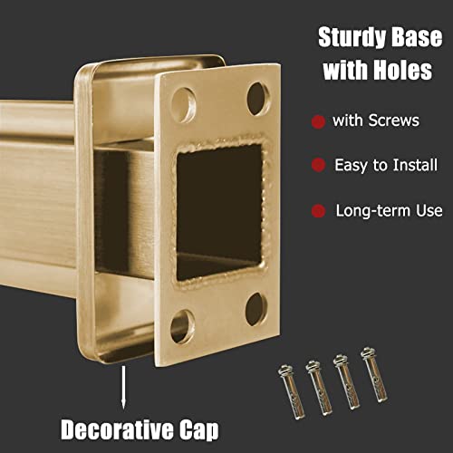 Kit de serrage garde-corps en verre pour escalier et balcon moderne