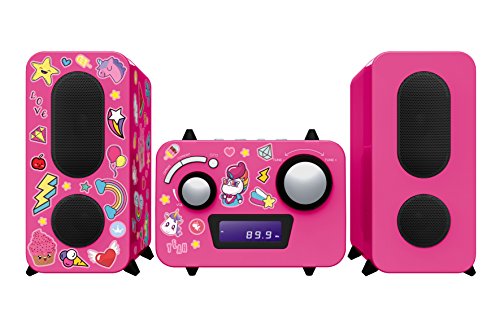 Interactive MCD11RSUNICORNSTICK Home Audio Micro System Pink Home-Stereoanlage - Home-Stereoanlagen (Heim-Audio-Mikrosystem, Pink, Einfarbig, 1