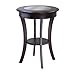 Ergode Cassie Round Accent Table with Glass