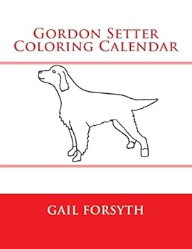 Paperback Gordon Setter Coloring Calendar Book