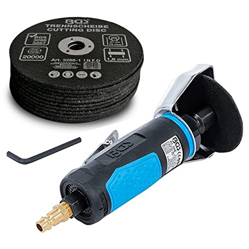 Générique - Pack Meuleuse Droite Pneumatique BGS TECHNIC avec 10 Disques Tronçonner 75 mm
