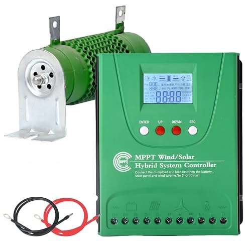 2000W Wind Solar Hybrid Charge Controller, 1000W Wind Turbine & 1000W Solar Panel Charge Controller,...