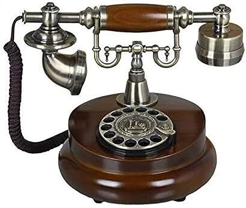 Téléphone fixe européen rétro à boutons pour maison et bureau