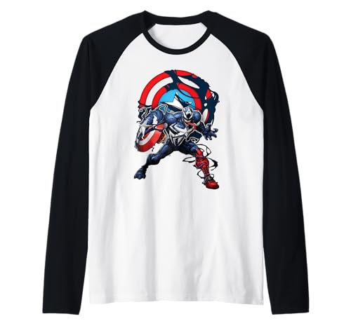 T-shirt Spider-Man Maximum Venom Captain America parfait pour les conventions et le quotidien