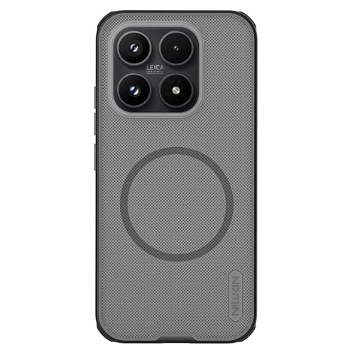Image of Nillkin Case for Xiaomi Mi 17 (6.3 inch Inch) Super Frosted Shield Pro Magnetic Hard Back Soft Border (PC + TPU) Cover Raised Bezel Camera Protect Transparent Black Color