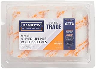 Hamilton for The Trade Medium Pile Mini Roller Sleeves 10 Pack, 4"