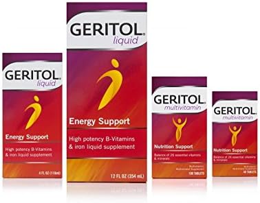 Geritol Liquid Supplement, Energy Support, 4 Ounce