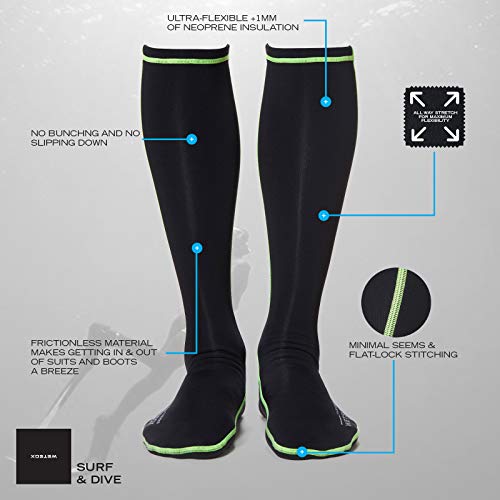 Wetsox Thermals Wetsuit Socks, 1Mm Neoprene For Extra Warmth #TOP3