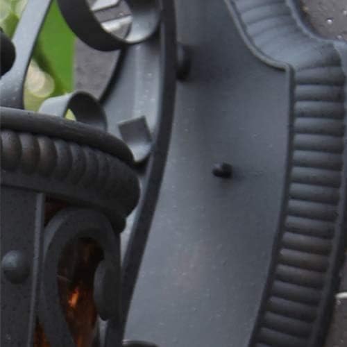 Miniatura 4 de Lámpara de soporte E27 para puerta de vidrio, balcón, jardín, lámpara decorativa europea, impermeable al aire libre, retro, exterior, luz de soporte