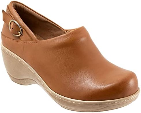 SoftWalk Women's Minna Clog, Dark Cherry, 9 Narrow | Image 3