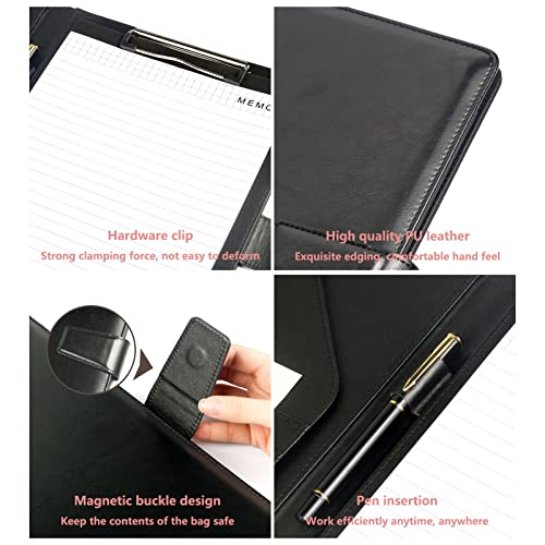 Dossier en cuir A4 multifonction pour ranger vos documents sans les froisser - 6