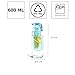 Asobu Revolutionary Pure Fruit Flavour 2 Go Water Infuser Bottle , Sky Blue