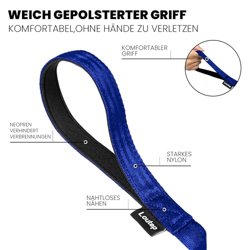 Loutep Schleppleine Für Hunde Lange Leine 3m 5m Schleppleine 10m Für Hunde 15m 20m 25m 30m Hundeleine Für Kleine Mittel Große Hund Langlaufleine Wasserfest Leicht Laufleine