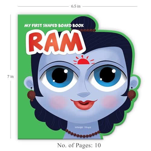 Image of My First Shaped Board Book: Illustrated Ram Hindu Mythology Book for Kids Age 2+ (Indian Gods and Goddesses)