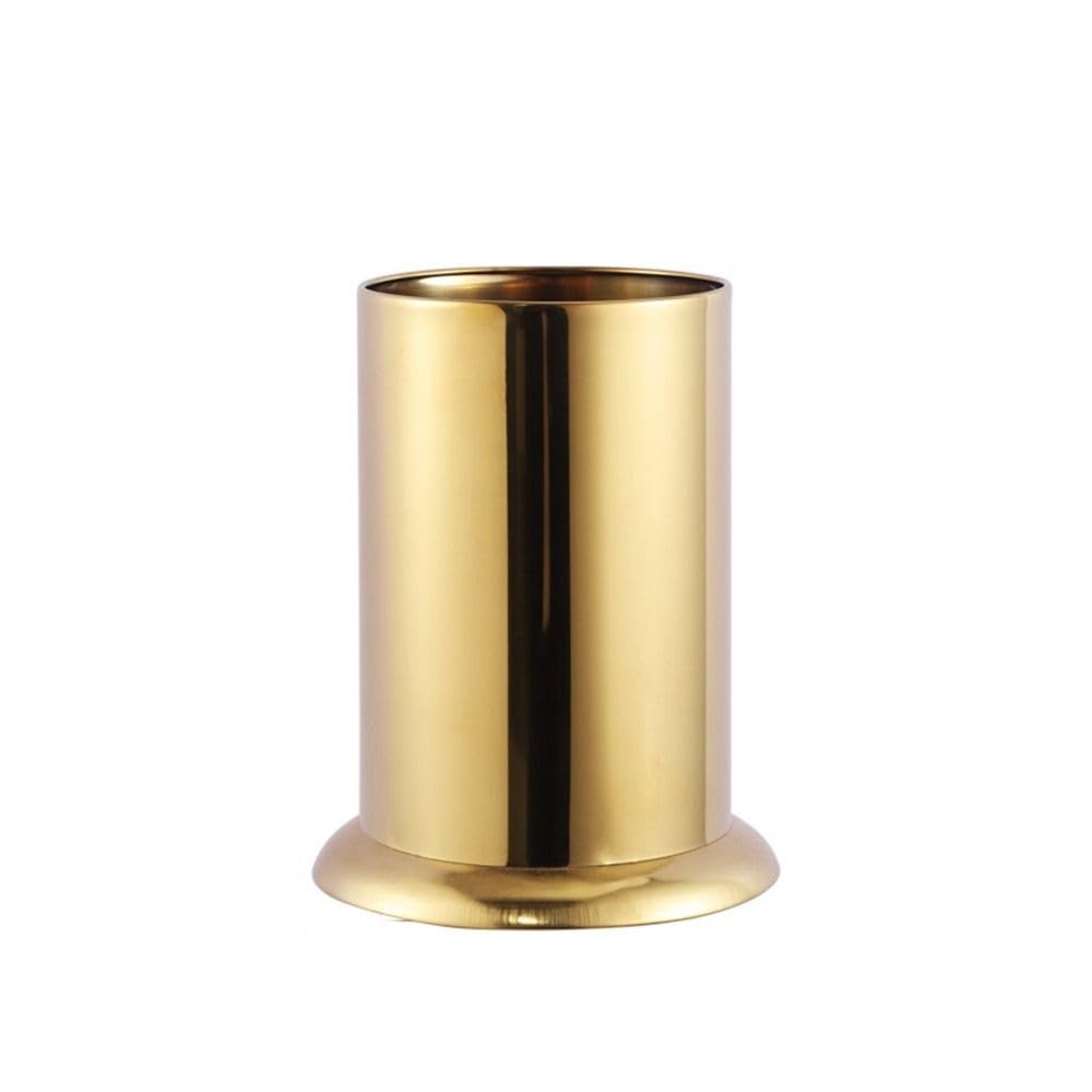 Stainless Steel Kitchen Cutlery Holder,Drink Straw Holder,Chopsticks Holder, Cooking Utensil Holder(gold-C)
