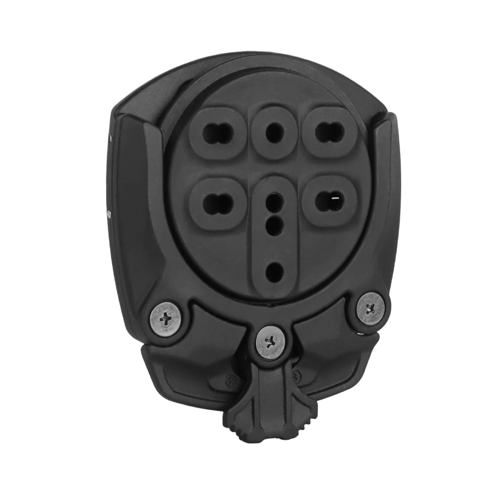 AOTUMUT Taktischer Gürtelholster-Adapter – 360° Verstellbar, 36 Positionen, Schnellbefestigungssystem – Für Holster, Taschen & Mehr