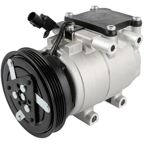 Image of ECCPP A /C Compressor with Clutch Fit for Kia Rio 1.6L 2003-2005 | Fast Cooling AC Compressor