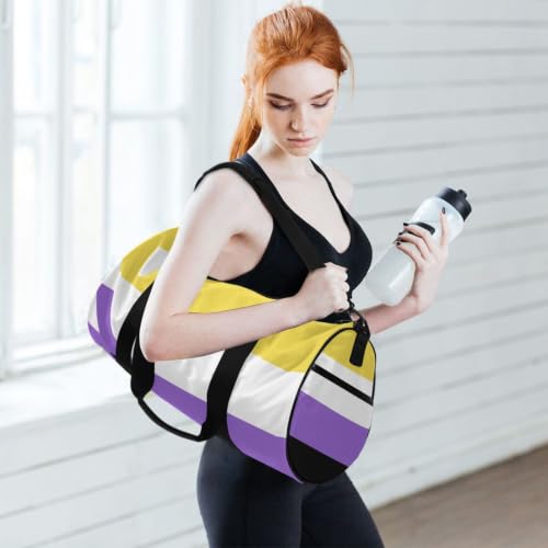 Bolsa de deporte para hombres y mujeres ligera con compartimento interior 6