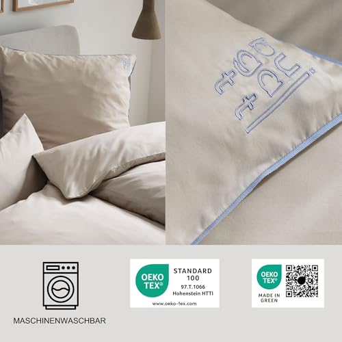 Parure de lit bugatti 155x220 en coton uni pour éviter la transpiration