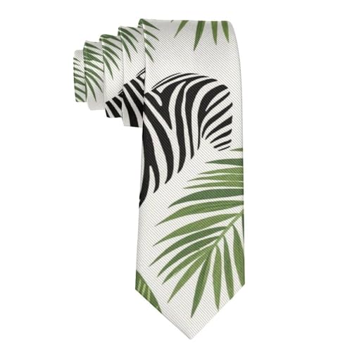 Men Teen Youth Skinny Necktie - 3D Printed Paisley Tie for Casual & Formal