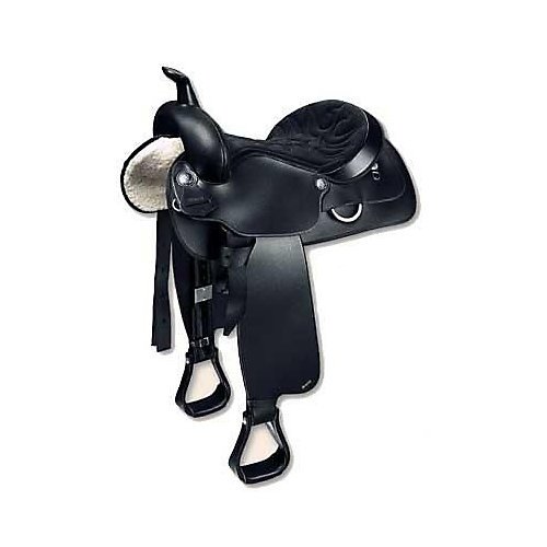 Wintec Semi-Quarter Western Saddle 17 Inch Black