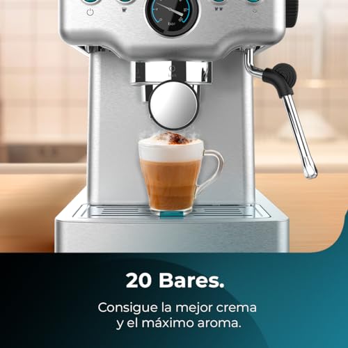 Cafetière Express Cecotec Power Espresso 20 Barista Mini – 1465 W, 1,8 L, Manomètre - vue 10