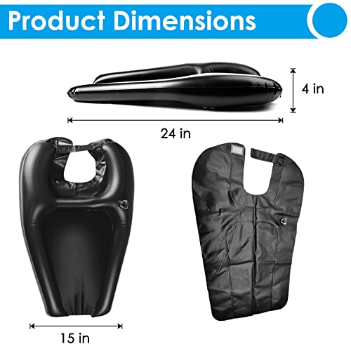Bbkon Inflatable Hair Washing Tray, Portable Shampoo Bowl With Waterproof Shampoo Cape For Handicapped, Bedridden, Seniors, Pregnant, Injured, Wheelchair Person Lightweight Hair Washing Sink #TOP1