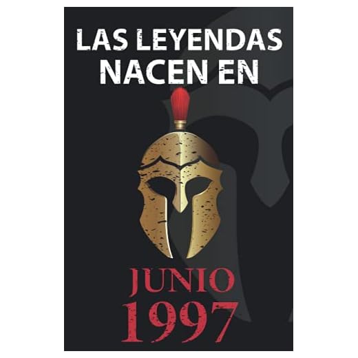 Las leyendas nacen en Junio 1997: Regalo de cumpleaños perfecto para hombre y mujer de 24 años I Cita positiva , humor I Cuaderno , diario , libro de ... I Idea original para el 24 cumpleaños