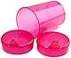 Medi-Inn+ Schnabelbecher 250 ml Praktisches Set: 1 Unterteil mit 2 Deckeln (1 x mit Öffnung 12 x 10 mm u. 1 x mit Öffnung 4 x 4 mm) | rot