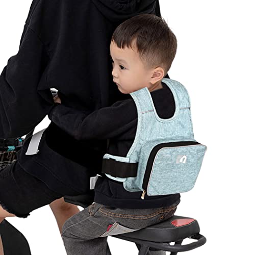 2022 タンデムベルト 子供用 タンデム補助ベルト ツーリング ワンタッチベルト バイク用品 チャイルド 二人乗り フィット 安全 走行 親子 家族 安全ツーリングバイク用品,ブルー