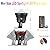 RUICAIKUN Outdoor Lights,10w Spot Lights Outdoor with US Plug and Remote Control,Dimmable Colored Halloween Decor Outdoor Lights,Waterproof Spotlight with Timer?Light Color is Mixed, NOT Pure RGB?