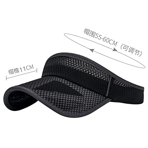 Xrdss Outdoor Sport Cap Wide Brim Uv Protection Breathable Adjustable Baseball Cap For Beach Golf Running Tennis (2#Light Gray) #TOP1