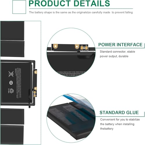 Image of A1819 A1706 Laptop Battery for Ma /Book Pro 13 inch A1706 Late 2016 Mid 2017, EMC 3071, EMC 3163 Laptop Battery A1706 A1819 NO. MPDK2LL /A, MPXW2LL /A, MPXX2LL /A, MQ002LL /A (A1819 / A1706)