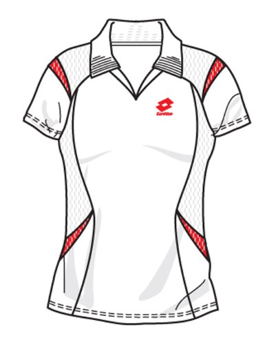 Lotto Polo Moon, da donna, bianco/arancione