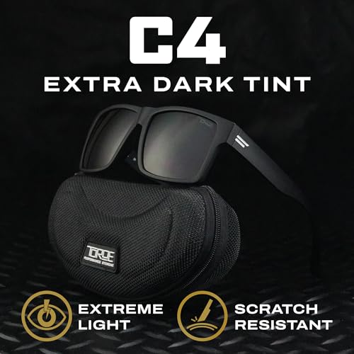Image of TOROE Eyewear Matte Black RANGE XL Frame Sunglasses Light Weight TR90 Frame, Polarized Polycarbonate Lens