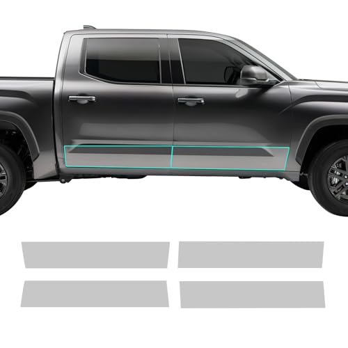 FDAIUN for 2022-2024 Toyota Tundra PPF Precut Gloss Clear 8.5mil TPU Car Paint Protective Film Self Healing HD Film Scratch Protector Exterior Accessories (Lower Side of Door 4Pcs)
