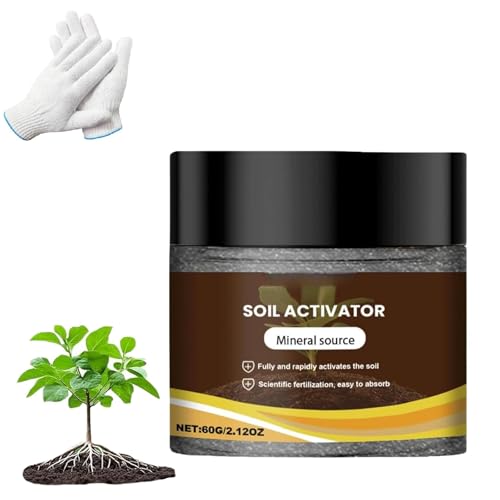 Activateur de sol, activateur de sol biologique et engrais pour plantes, terreau et compost pour semis Prévenir le compactage, favoriser l'enracinement des plantes (1pcs)