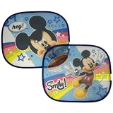 Topolino Disney Set 2 Tendine Parasole Auto Universali 44x35 cm Bambini