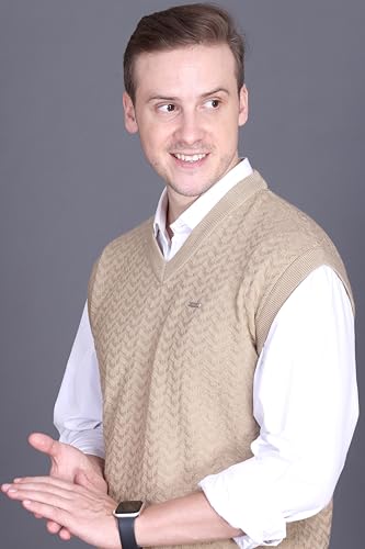 Image of GODFREY Half Sweater for Man Winter Pullover - Sleeveless Men Sweaters