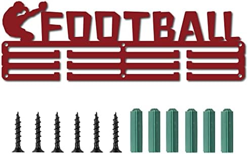 CREATCABIN Medal Holder Sport Football Player Medals Display Stand Wall Mount Hanger Decor Medal Holders for Sports Home Badge 3 Rung Medalist Running Soccer Gymnastics Over 60 Medals Olympic Games