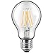 Produktbild LED-Lampe Filament Birnenform E27, 7W, 810lm, 2700K warmweiß, 300°, Glas klar CRI >90 EEK: A+