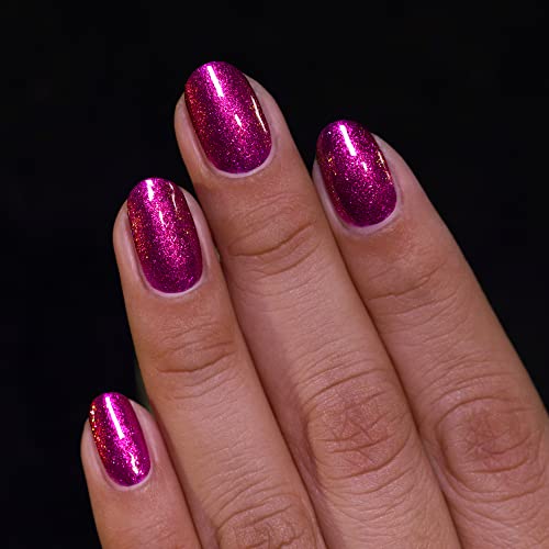 Image of ILNP Showstopper - Vivid Magenta Shimmer Nail Polish