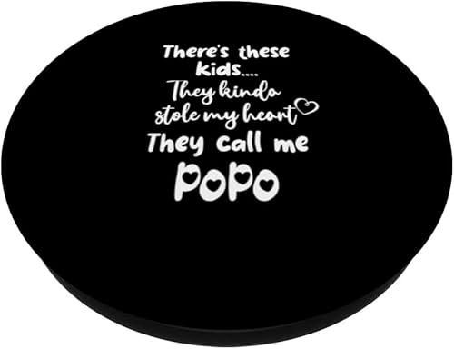 Vista 2 de China abuela china abuela estos niños me llaman PoPo PopSockets intercambiables PopGrip