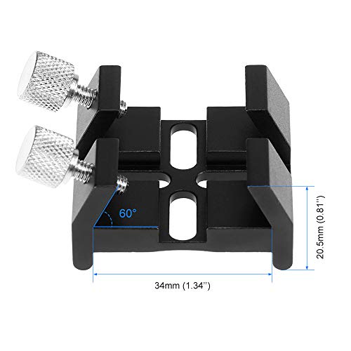 Honelife Localizador Scope Bracket Finderscope Montagem Dovetail Base Finder Scope Dovetail Montagem