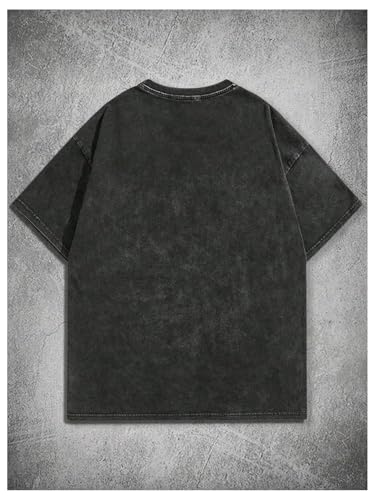 Men's Graphic Oversized Short Sleeve Tee Shirt Y2K Vintage Cool Acid Wash Streetwear T-Shirts3